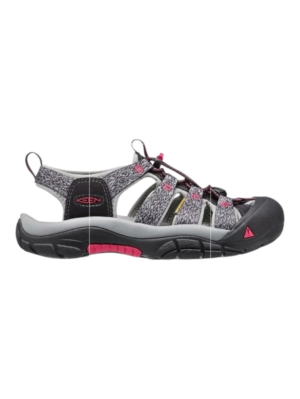 Keen Women's Newport H2 Black/Bright Rose Size 7 Hiking Outdoors Gorpcore
